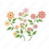 Bonitas flores para adornos de diseños vectoriales
