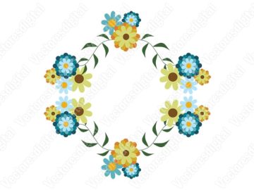 Diseños vectoriales de flores
