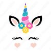 diseño vectorial de unicornio