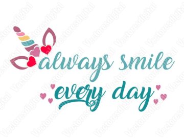 sonrisa de diseño vectorial todos los días