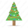 Arbol Navideño Diseños Vectores