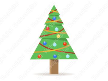 Arbol Navideño Diseños Vectores