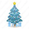 Arbol navideño con cajas regalo Diseños Vectores