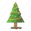 Bonito árbol de navidad Diseños vector