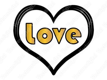 Corazón negro imágenes Diseños Vectores