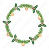 Corona de Navidad Diseños Vectores