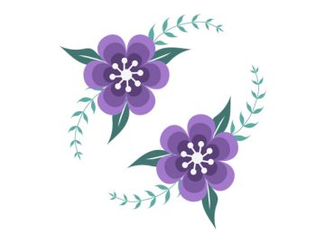 Diseños Vectores Flores día de la madre