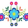 Diseños Vectores de Flores para decoración