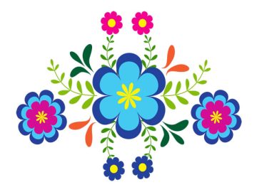 Diseños Vectores de Flores para decoración