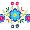 Diseños Vectores de Flores para decoración