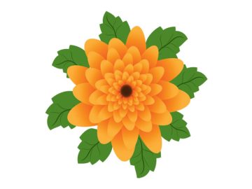 Diseños de vector de flor amarilla