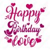 Feliz Cumpleaños Amor Vectores e ilustraciones