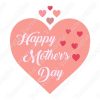 Feliz Dia De La Madre, Corazones, Diseños Vectores