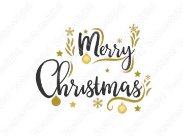Feliz Navidad Letras Diseños Vectores