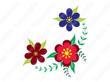 Flores Diseños Vectores