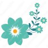 Flores San Valentin Diseños Vectores