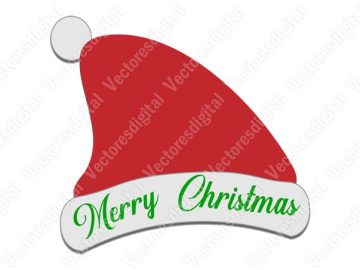 Gorro de Papa noel, Diseños Vectores