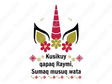 Letras Navidad Unicornio Vectores