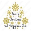 Letras de Navidad y año nuevo vectores