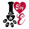 Logo Perro Enamorado Ilustraciones, Diseños Vectores