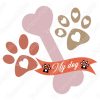 Logo mi perro imágenes Diseños vector o ilustración