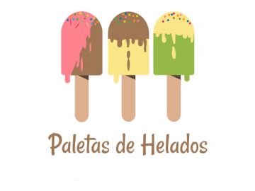 Paletas de Helados, Diseños Vectores