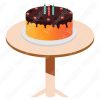Pastel De Cumpleaños, Celebraciones, Diseños Vectores