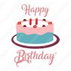 Pastel De Cumpleaños, Diseños Vectores