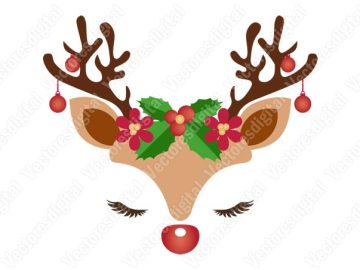 Reno de Navidad Diseños Vectores