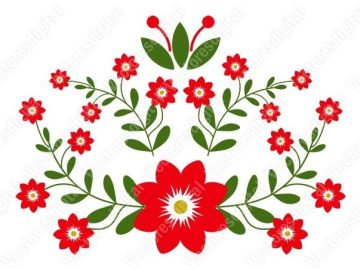 Vectores Flores rojas
