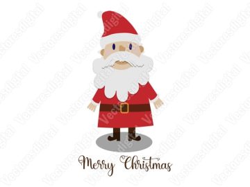 Vectores Santa Claus Feliz Navidad