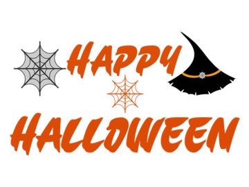 Vectores de Diseño Texto De Halloween