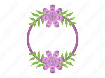 Vectores de Flores moradas