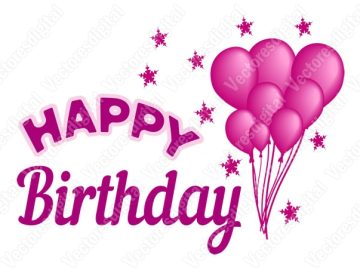 Vectores de Letras Cumpleaños