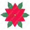 Vectores de diseños de flores de Navidad