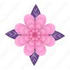 Vectores de diseños de flores rosadas