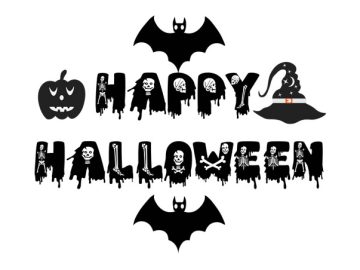 Vectores feliz halloween