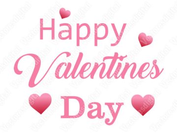 Vectores letras del dia de san valentin